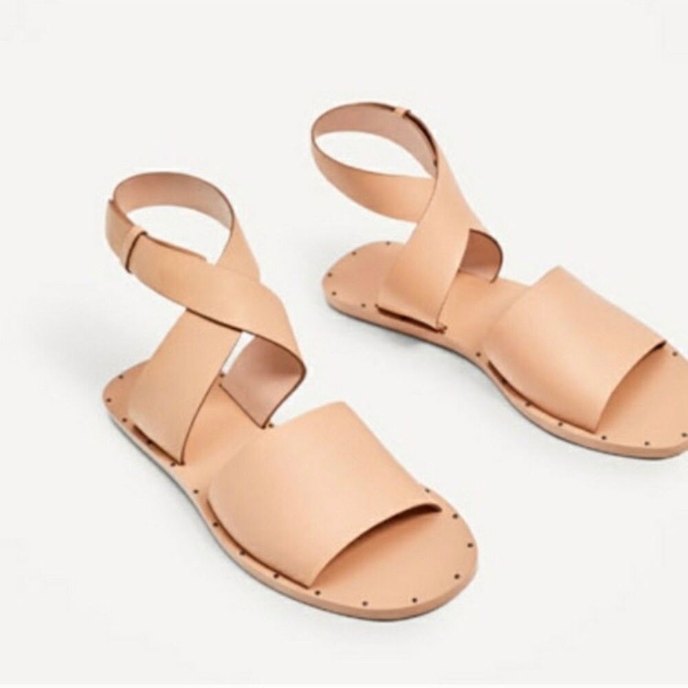 Zara Leather Sandals